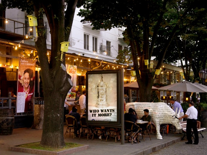 cafe placard
