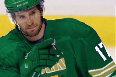 Ryan Kesler of the Dublin Fighting Irish