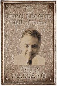 Old cast-iron plaque on white