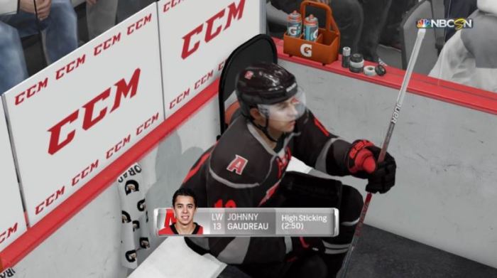 NA Gaudreau penalty